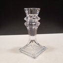 Ver imagem 2 de Castiçal Quadrado Home&co Eco Crystal 15x8x8cm Transparente Porta Vela