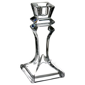 Castiçal Quadrado Home&co Eco Crystal 15x8x8cm Transparente Porta Vela