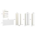 Ver imagem 3 de Quarto de Casal com Guarda Roupa, Cabeceira e Mesa de Cabeceira Prime Luciane Móveis