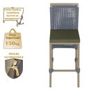 Ver imagem 4 de 7 Banqueta em Alumínio Roma Fendi Corda Náutica Tecido 13