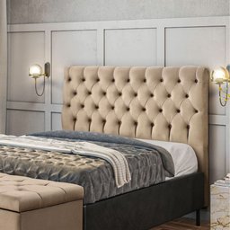 Cabeceira Casal Cristal Estrutura em Madeira Mdf - Js Móveis - 3