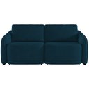 Ver mais imagens de Sofá Cama Casal para Sala 196cm Polska K04 Veludo Azul - Mpozenato