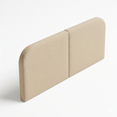 Ver imagem 1 de Cabeceira Clean Dobrável Estofada Linho 140cm Queen Design Orgânico