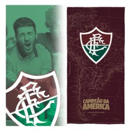 Toalha Banho Lepper Aveludada Transfer Fluminense 70 Cm X 1,40 M:vermelho/verde/único - 3