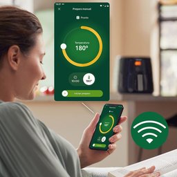 Fritadeira Elétrica - Airfryer High Connect - Philips Walita | 127V - 4 Fritadeira Elétrica - Airfryer High Connect - Philips Walita | 127V - 4