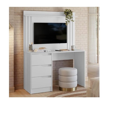 Escrivaninha com Painel Doble para  Tv até 45 - Moveis Albatroz