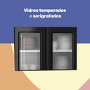 Ver imagem 6 de Cozinha de Aço Compacta 3 Peças Rose Multimóveis CR6102 Branco/Preto