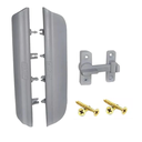 Ver imagem 1 de 1 Par de Puxador de Porta Sanfonada + Trinco Bcf Cinza