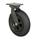 Ver imagem 2 de Rodizio Pneumático Fixo 350-8 Carrinho de Carga 4 Lonas Schioppa
