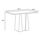 Ver imagem 4 de Mesa Jantar Orus 120 4 Cadeiras Bella Linho - Henn