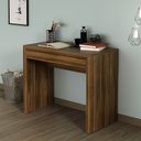Ver imagem 2 de Mesa para Escritório Home Office Me4107 Mdp Nogal - Gran Belo