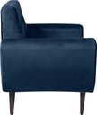 Ver imagem 4 de Poltrona Decorativa Lívia Veludo Azul E433 - Matrix