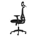 Ver imagem 3 de Cadeira Ergonômica Nr 17 Presidente Prime Encosto Mesh Apoio de Cabeça e Braços Ajustáveis Preta