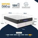 Ver imagem 3 de Cama Box com Colchão Gazin de Espuma D28 Double Face Force Up Queen 158cm
