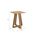 Ver imagem 7 de Conjunto Sala de Jantar Mesa Pilar 4 Cadeiras Gardeni Tampo Vidro 105cm Marrom/Canela/Freijo/Bronze/Bege