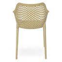 Ver imagem 7 de Kit 2 Cadeiras de Jantar Design Suits com Braços Empilhável em Polipropileno - Nude
