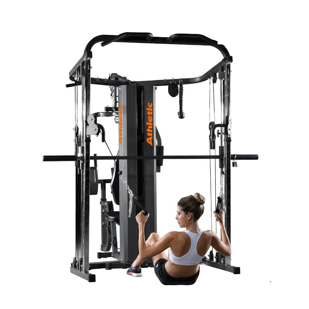 Estação Funcional Trainer Athletic 2400ms com 67,5kg +40 Exercícios - 3