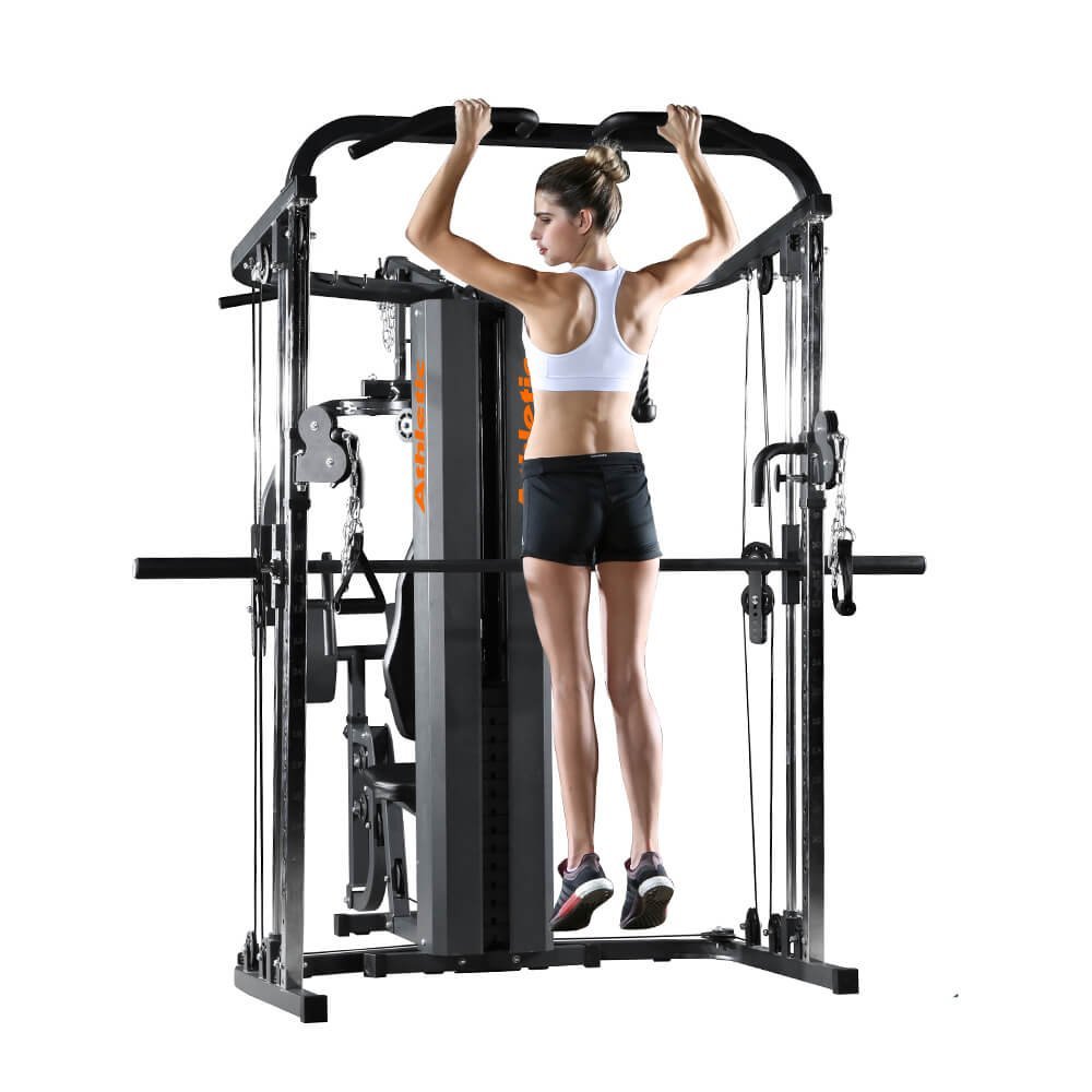 Estação Funcional Trainer Athletic 2400ms com 67,5kg +40 Exercícios - 7