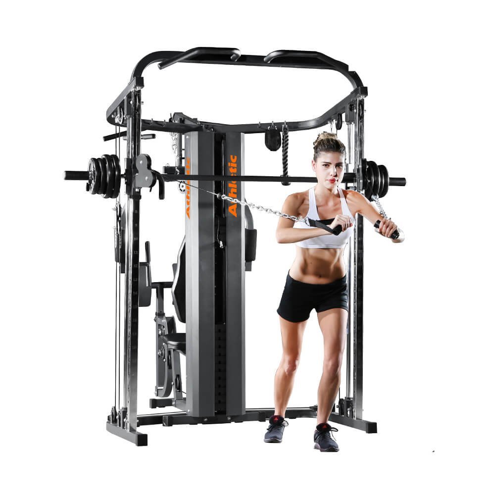 Estação Funcional Trainer Athletic 2400ms com 67,5kg +40 Exercícios - 4