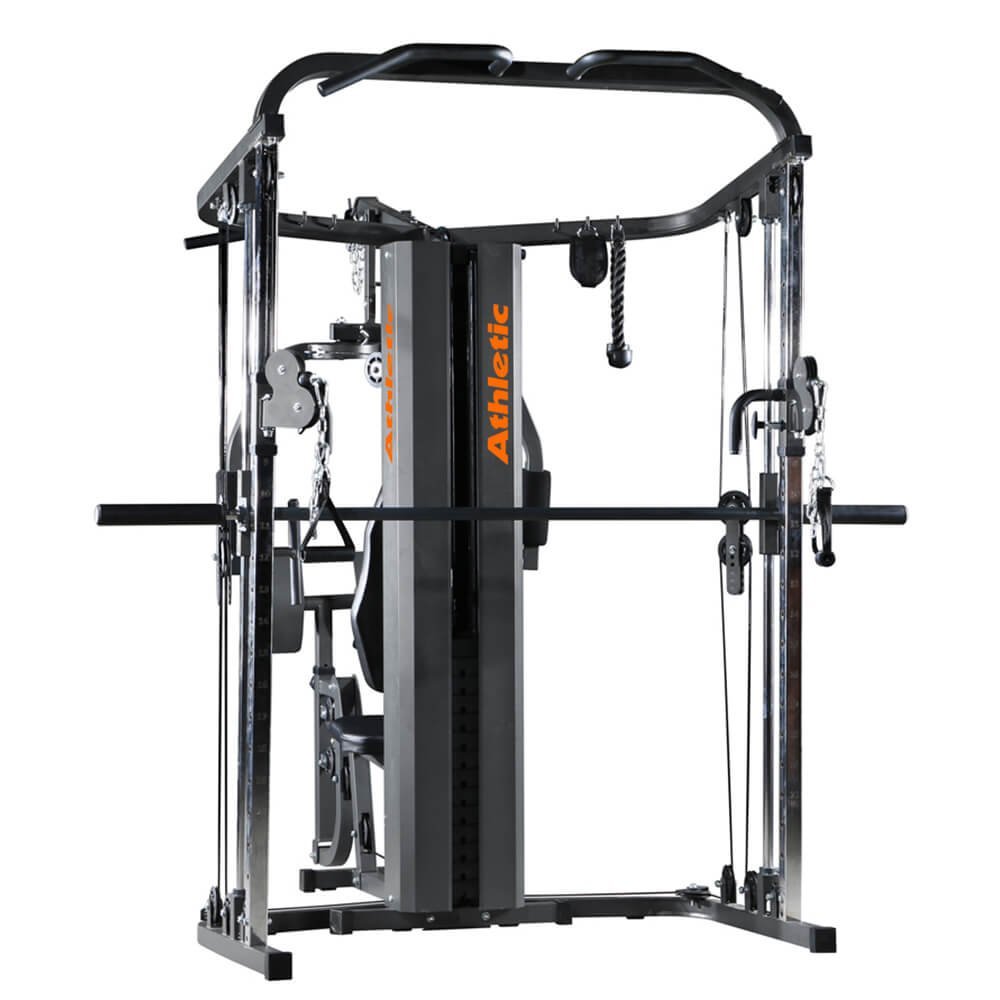 Estação Funcional Trainer Athletic 2400ms com 67,5kg +40 Exercícios - 2