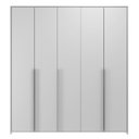Ver imagem 4 de Guarda-Roupa de Bebê 5 Portas Modulados Cinza