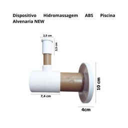 Dispositivo Hidromassagem Abs Piscina Alvenaria - 4
