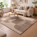 Ver imagem 1 de Tapete Sala Paris Trigo Art 612 Antiderrapante:2,00x2,50