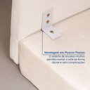 Ver mais imagens de Puff Modular com Pé Metal Sôma CabeCasa MadeiraOriginals