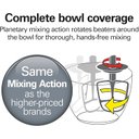 Ver imagem 3 de Hamilton Beach Stand Mixer, 4 Qt, 7 Velocidades, 300w, Preto