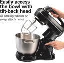 Ver imagem 6 de Hamilton Beach Stand Mixer, 4 Qt, 7 Velocidades, 300w, Preto
