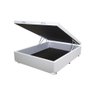 Cama Box Baú Solteirão Sp Móveis Sintético Branco - 45x128x188 - 1