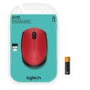 Ver imagem 4 de Mouse Optico sem Fio M170 Vermelho Logitech 910-004941