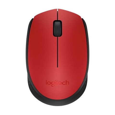 Mouse Optico sem Fio M170 Vermelho Logitech 910-004941