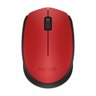 Mouse Optico sem Fio M170 Vermelho Logitech 910-004941 - 1
