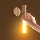 Ver imagem 2 de Luminaria Bastao Led Inteligente Usb Bateria Recarregavel Sensor Presença Movimento Luz Noturna Base