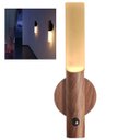 Ver imagem 1 de Luminaria Bastao Led Inteligente Usb Bateria Recarregavel Sensor Presença Movimento Luz Noturna Base