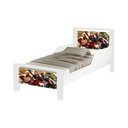 Ver imagem 2 de Mini Cama Infantil Heróis Adesivada com Colchão