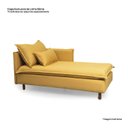 Ver imagem 4 de Capas Sofá Sôma Chaise Braço Lateral CabeCasa MadeiraOriginals Amarelo/Mostarda