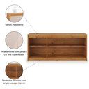 Ver imagem 5 de Balcão Buffet Aparador 3 Portas Linux Viero