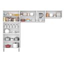 Ver imagem 3 de Cozinha Completa Itatiaia Tarsila 280cm Aço Branco
