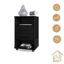 Ver imagem 6 de Mesa de Cabeceira Cielo Cor:preto - Mizza Decor