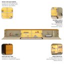 Ver imagem 5 de Aparador Nicho Sala Suspenso Luminare 215 Naturale Off White - Gelius