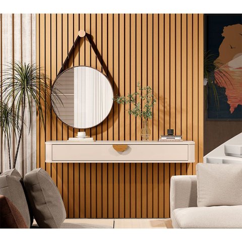 Aparador Sala de Estar Jantar Hall de Entrada Buriti MDF Design Moderno