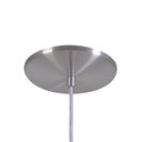 Ver imagem 2 de Pendente Cone Luminária Lustre Alumínio Prata