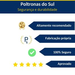 Kit 2 Cadeiras Cozinha Reforço Cromada Assento Grosso Confortável Encosto Estofado Cor Prata - 9