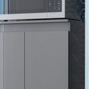 Ver imagem 5 de Balcão de Cozinha para Microondas Forno Fruteira - Mod.3001 Cor:cinza