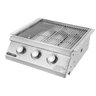 Churrasqueira a Gás Embutir Mikazza Pro 3 Standard - Gás Natural - 2