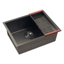 Ver imagem 2 de Cuba Gourmet Terena 58x45cm e Calha Waiana Embutida 60x19cm Aço Inox 304 - Preto