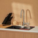 Ver imagem 4 de Cuba Gourmet Terena 58x45cm e Calha Waiana Embutida 60x19cm Aço Inox 304 - Preto