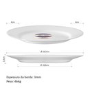 Ver imagem 2 de Luminarc Everyday Prato Raso 3x27x27cm Vidro Temperado Branco 6pç